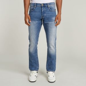 3301 Regular Tapered Jeans - Midden blauw - Heren (8719768084758)