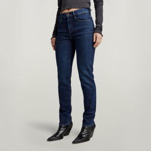 Ace 2.0 Slim Straight Jeans - Donkerblauw - Dames (8720347795477)