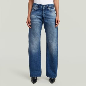 Bowey Boyfriend Jeans - Mid Blue - Dames (8721136099455)