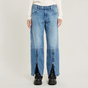 Judee Biker Low Waist Loose Jeans - Lichtblauw - Dames (8720706541967)