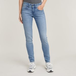 Lynn Mid Skinny Jeans - Midden blauw - Dames (8720705931141)