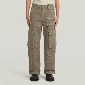 Mega Cargo Pants - Bruin - Dames (8721136483353)