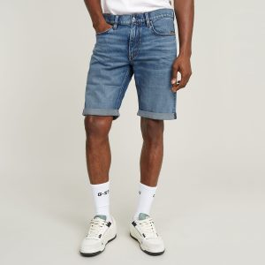 Mosa Denim Short - Midden blauw - Heren (8721135070875)