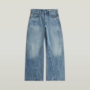 Contor Wide Jeans - Midden blauw - Dames (8721376326731)