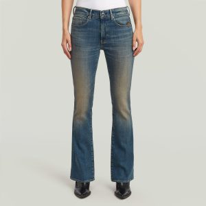 3301 Flare Jeans - Donkerblauw - Dames (8721376113225)