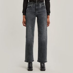 3301 Shape Straight Jeans - Zwart - Dames (8721135167063)