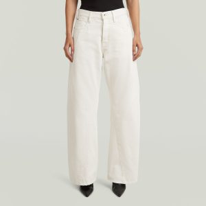 Contor Wide Jeans - Wit - Dames (8721376207566)