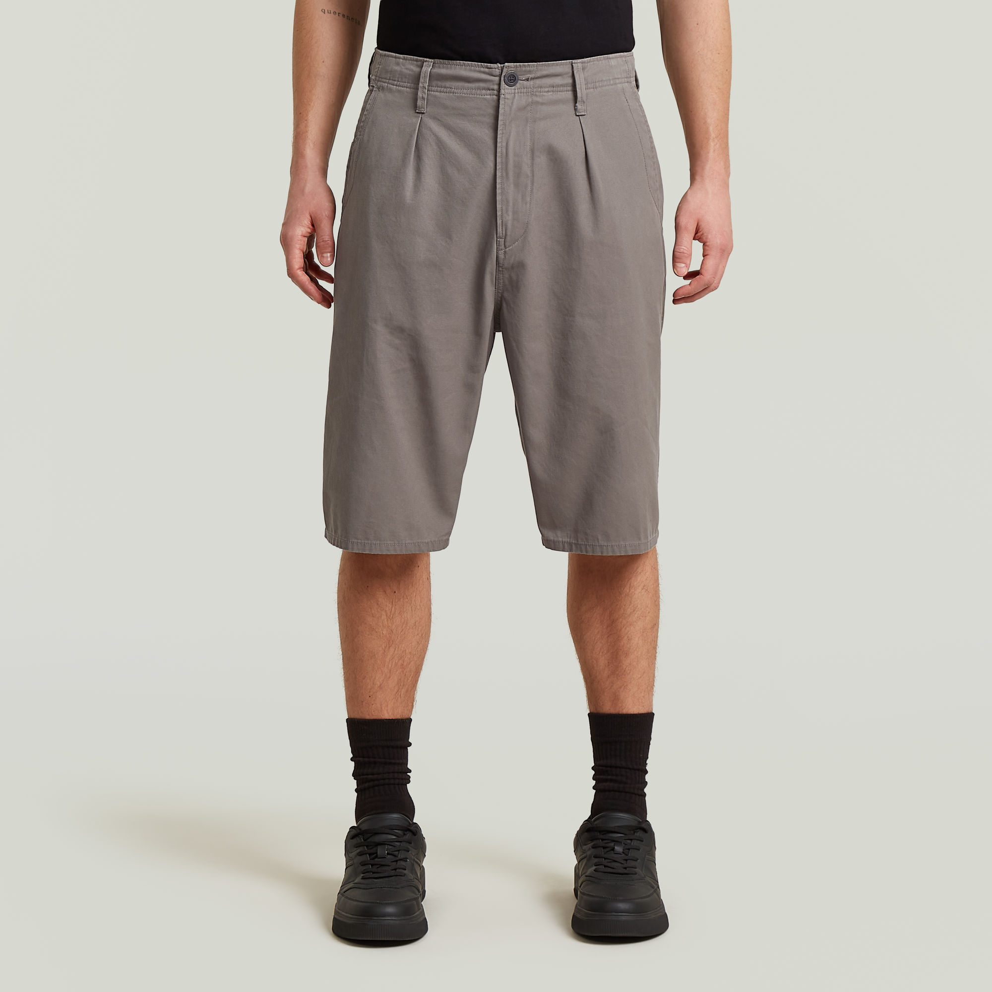 Pleated Chino Short - Meerkleurig - Heren (8721376264446)