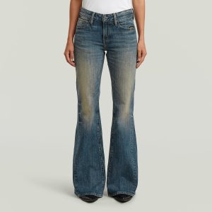 Stevey Flare Jeans - Donkerblauw - Dames (8721376213185)
