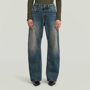 Contor Wide Jeans - Donkerblauw - Dames (8721376206088)